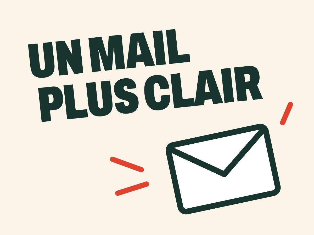 Illustration : un mail plus clair